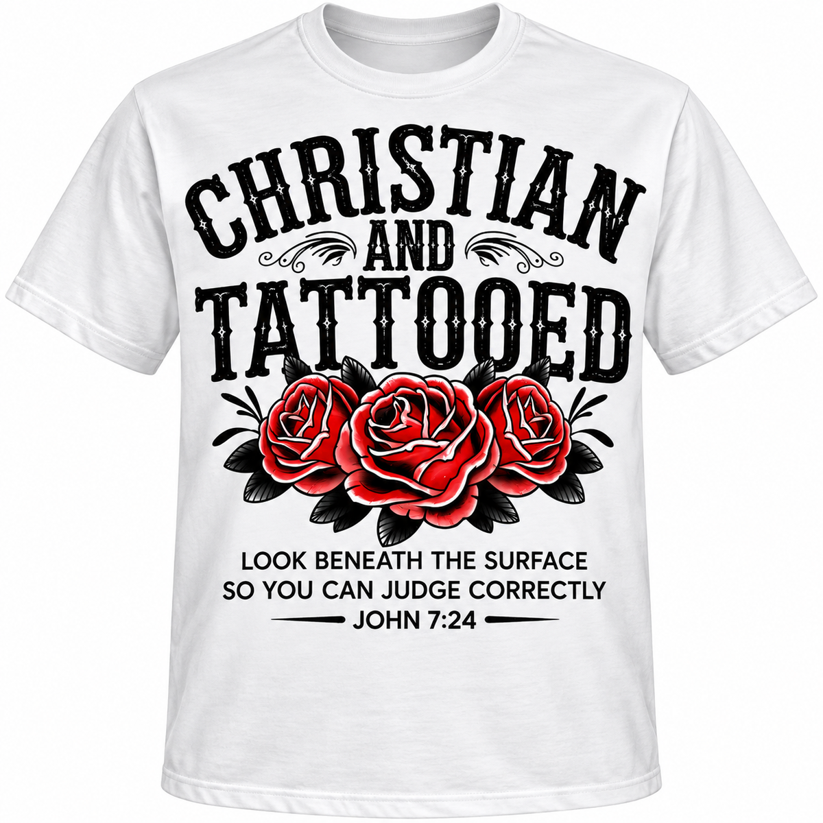 Christian and tattooed T-shirt